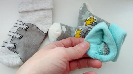 Oteplené protišmykové ponožky 6/12 mesiacov a iné, 23