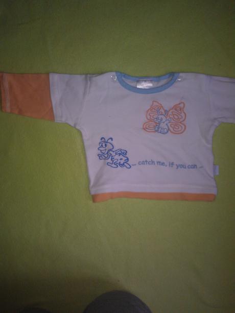 Tricko bielo oranzove, 68