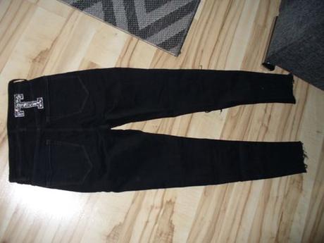 Čierne rifle skiny xxs 32, tally weijl,32