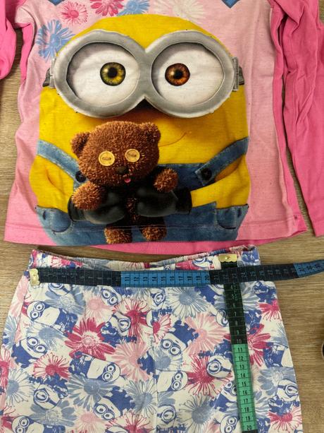 Pyžamo mimoni a pyžamové nohavice minnie, disney,122