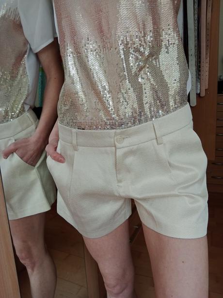 Sisley kraťasy, šortky, lichotavé, lesklé, sisley,m