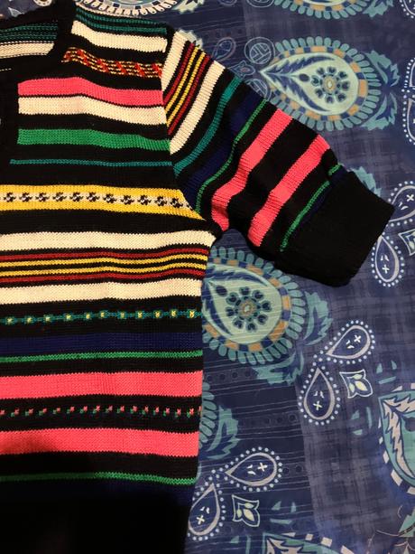 Pásikované svetrík vintage, aigle,36