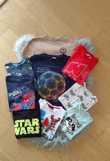 Sada 9 tričiek s krátkym rukávom, v.146, f&f,146