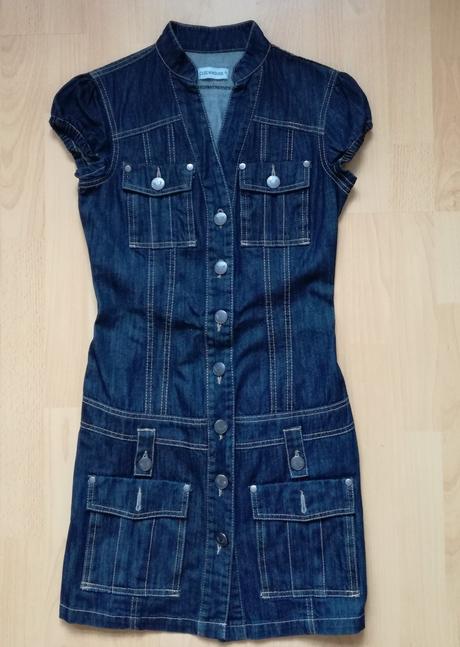 Riflové šaty - clockhouse/c&a, clockhouse,34