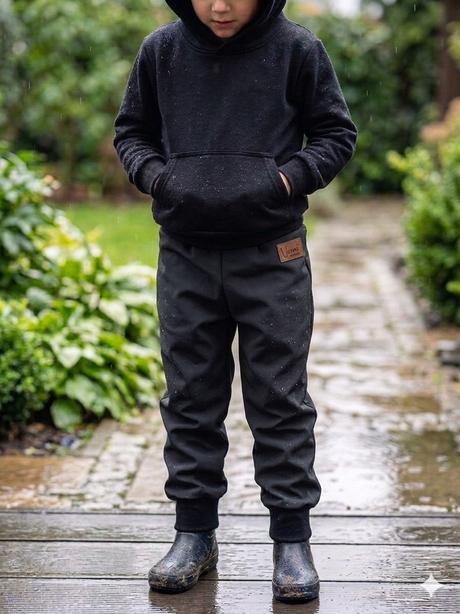 Jarne softshellove nohavice bez zateplenia, 92 - 140