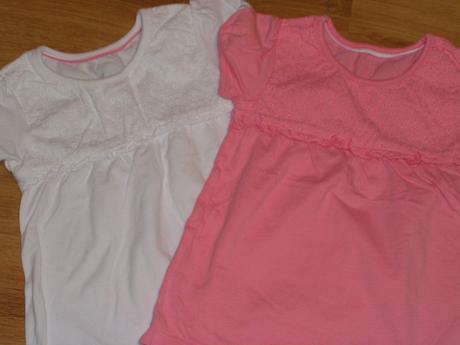 2 x bavlnená tunika/tričko, mothercare,92