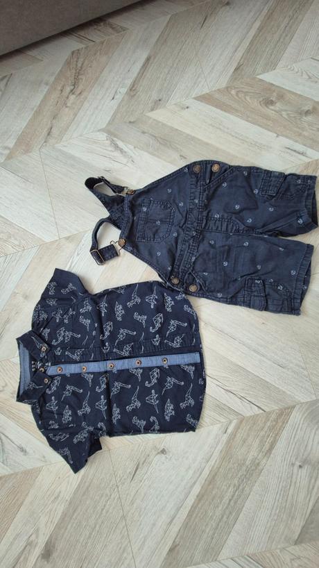 Košeľa + nohavice s trakmi veľ. 98, f&f,98