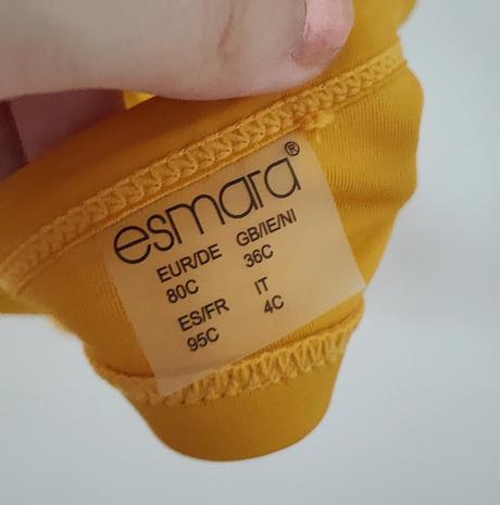 Horčicová podprsenka, esmara,80c