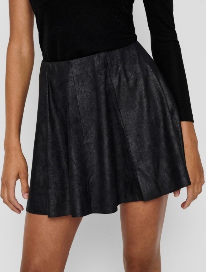 Only sukňa umelý semiš vel.m, only,m