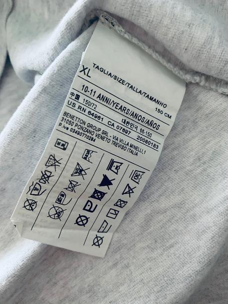 4 x tričko, benetton,134