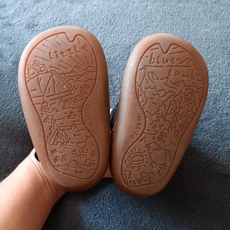 Zimné barefoot topánočky, little blue lamb,21