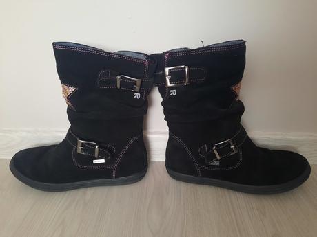 Kožené čižmy richter (vd 21,5 cm), richter,33