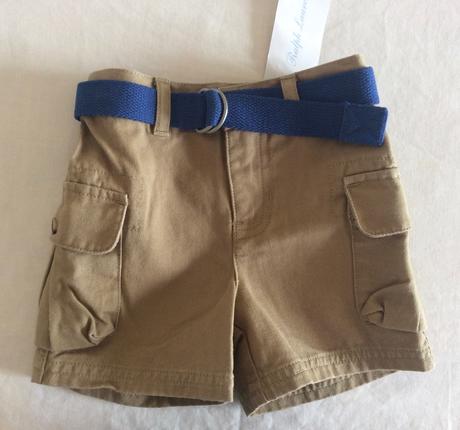 Ralph lauren šortky/kraťasy s opaskom vel.74/80, ralph lauren,74 / 80