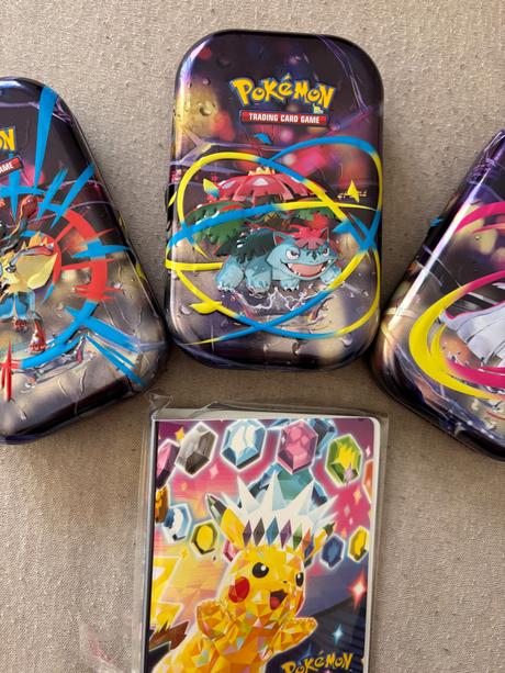 Pokémon album pikachu+ 3x mini tin, 