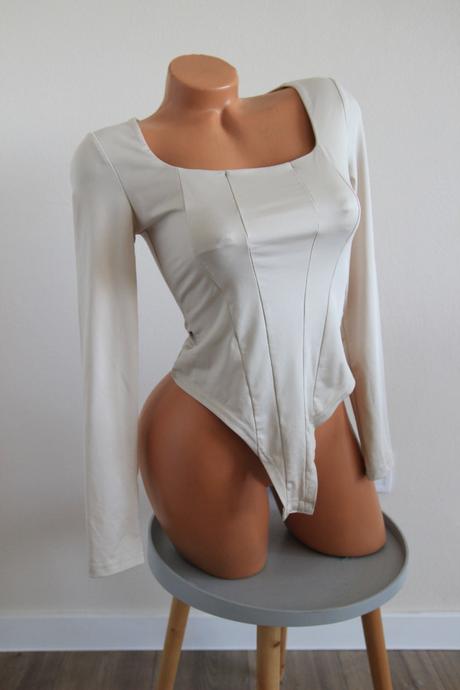 Béžový body top, s, s