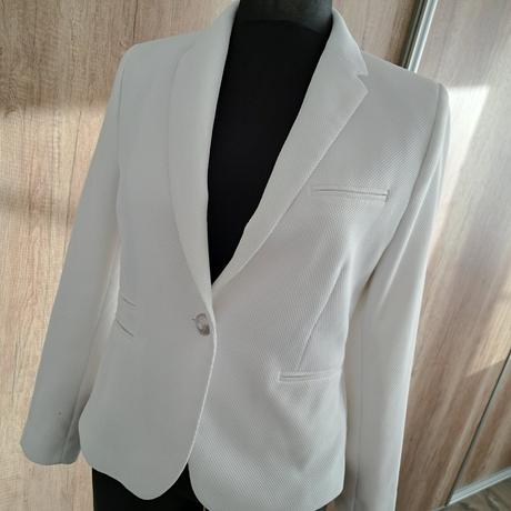 Elegantné krémové sako, orsay,m