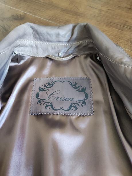 Dámska kožená bunda crisca, 40