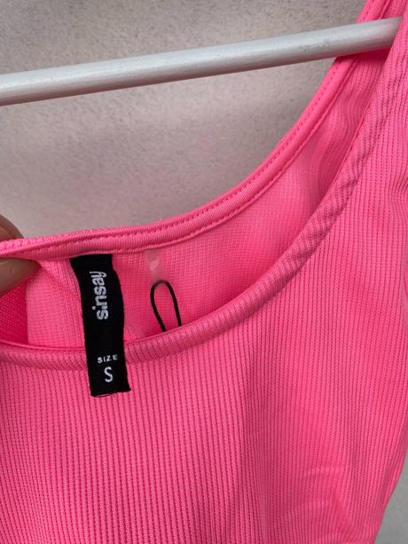 Neónový podprsenkový top, sinsay,xs