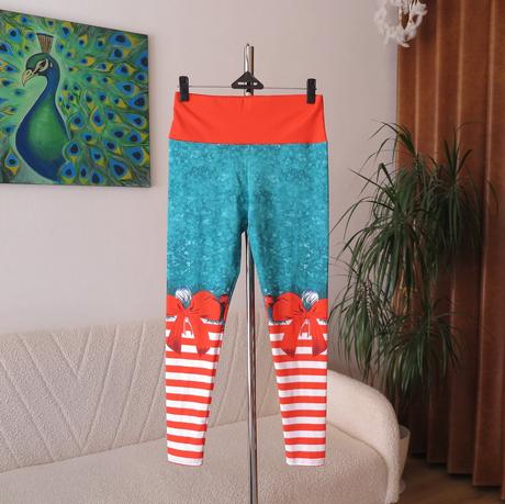 Štýlové legíny s vysokým pásom, l