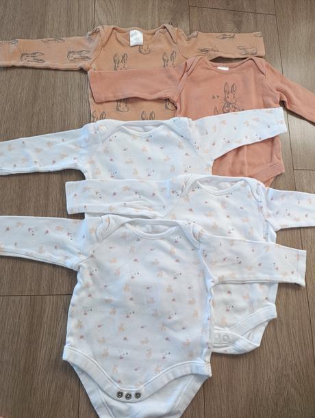 5ks body s dlhým rukávom, f&f,56