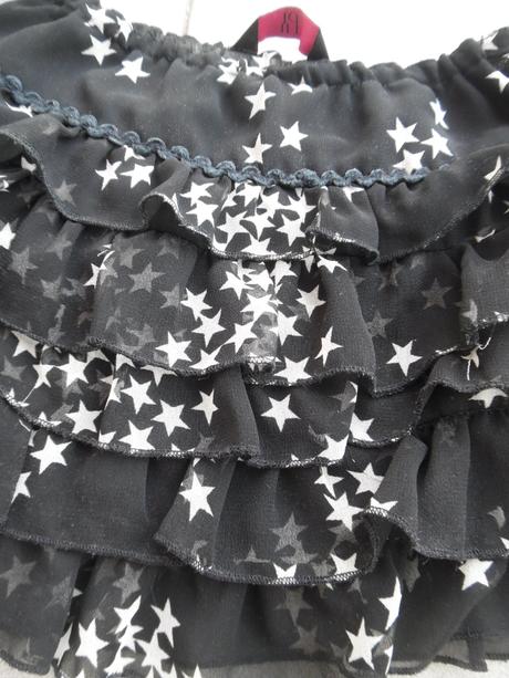 Tylová hviezdičková suknička, 152