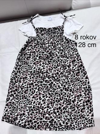Detské šaty s tričkom, zara,128