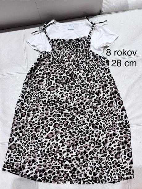 Detské šaty s tričkom, zara,128