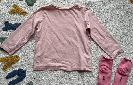 Balík 13 ks, tričká, legíny, ponožky, veľkosť 98, 86–98