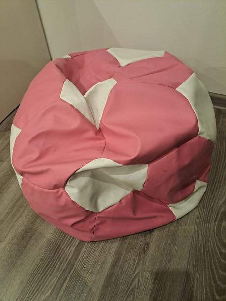Sedací vak lopta, ružová, 