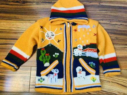 Indiánsky sveter -handmade, 92