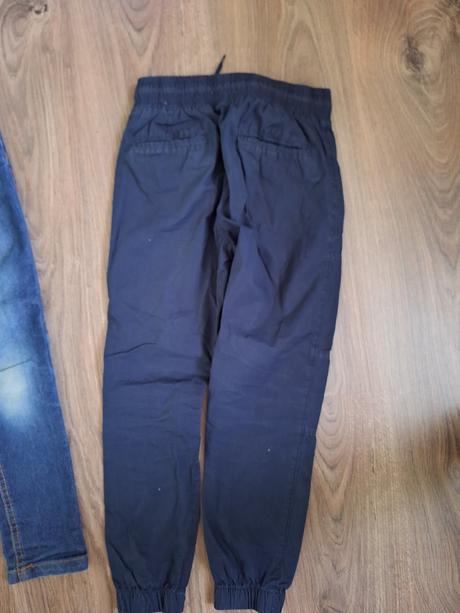 Rifle  + tenšie nohavice, 128