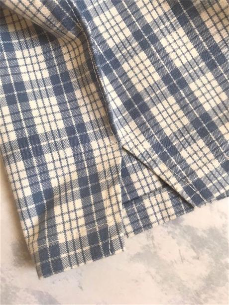 Kockované 7/8 nohavice, 38