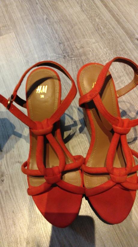 Sandale na platforme, h&m,38