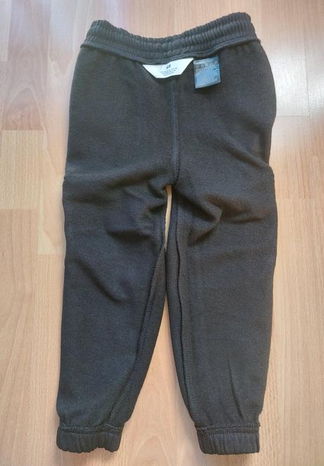 Zateplené tepláky h&m č.104, h&m,104