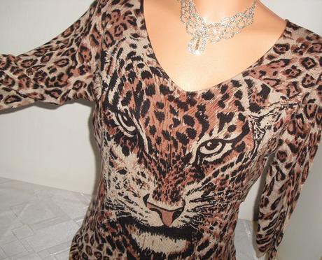 Tigrovany jemnucky pulovrik, m