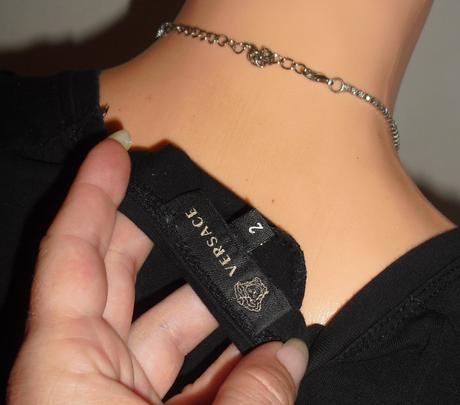 Versace tunika asymetricka, versace,l