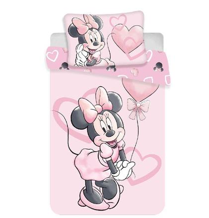 Obliečky do postieľky minnie pink heart baby, šírka (cm): 100,dĺžka (cm): 130