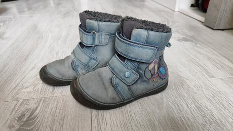 Zimné topánky barefoot, d.d.step,26