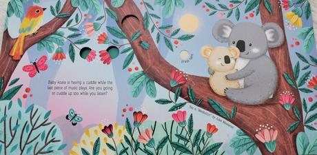 Usborne - calming music book, 