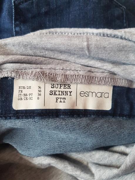 Tehotenské rifle 2ks veľ. 36, esmara,36