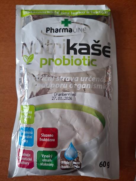 Nutrikaše probiotic bez lepku a laktózy,