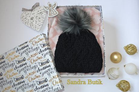 Zateplená čiapočka s perličkami a kožušinou, 92 - 158