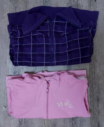 2 dievčenské mikiny, 134