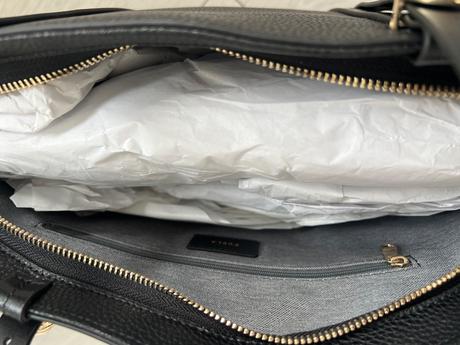 Furla shopper tote čierna / zlatá large, originál, furla