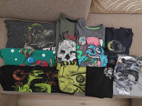 Tricka s dlhym rukavom.9ks, 152