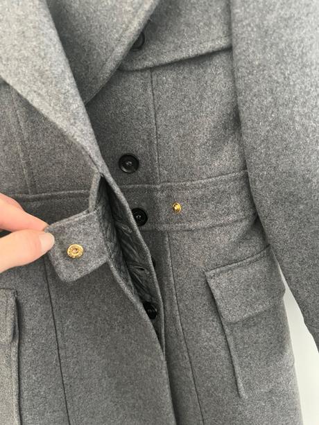 Gucci vlna- kašmír kabatik zimný 4 roky, 104