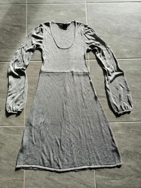 Strieborné viskózové šaty esprit, vm, esprit,m