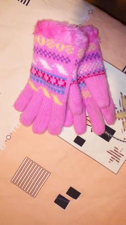 Teplé rukavice na 5-8rokov, 116