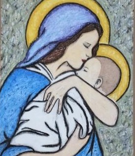 Obraz panna mária s ježišom, 