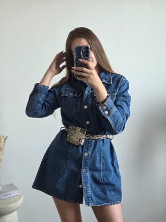 Zara rifľové šaty, zara,xl
